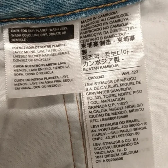 Levis 501 cut off jean shorts - Picture 12 of 15